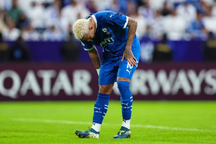 Arabie Saoudite Neymar blessure