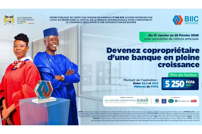 Bénin Offre Publique de Vente BIIC