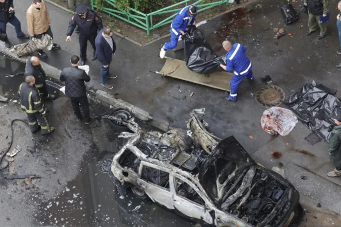 Russie général explosion de voiture Balachikha