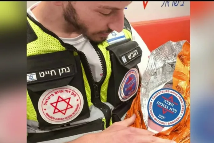 Israël secouriste femme accouchement