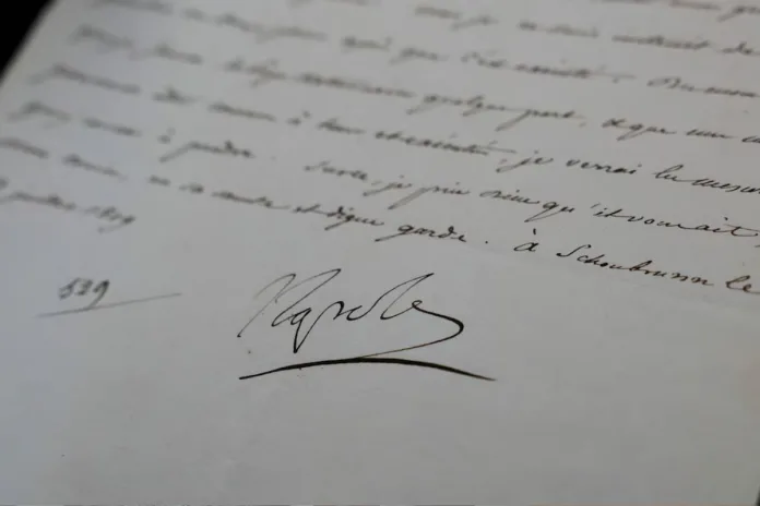Napoléon lettre de Napoléon pape