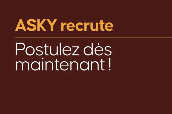 Emploi : ASKY recrute un Agent Catering