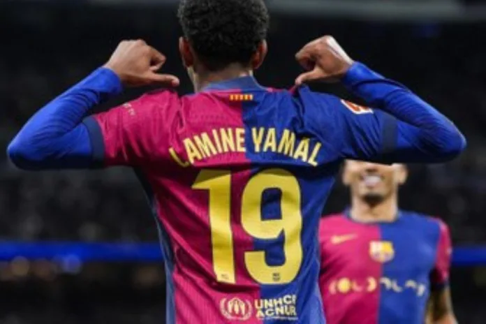 Lamine Yamal Mbappé LDC Barcelone