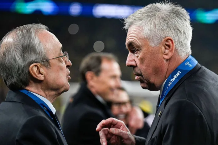 Real Madrid Perez Ancelotti Liga