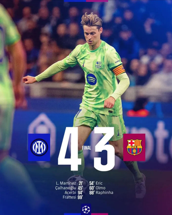Ligue des champions Inter Milan Barça