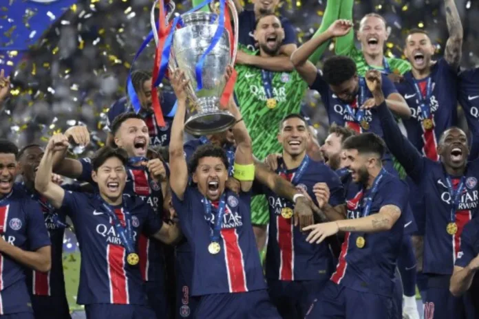 Ligue des champions PSG champion d'Europe