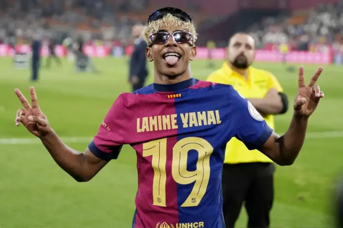 Barça Lamine Yamal numéro 10
