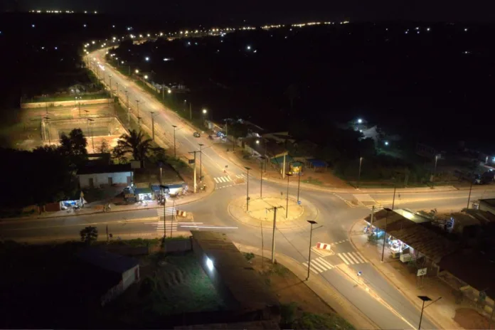 Bénin éclairage public 