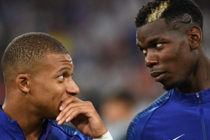 Paul Pogba Kylian Mbappé