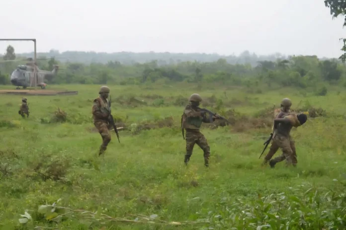 Bénin armée manœuvre militaire