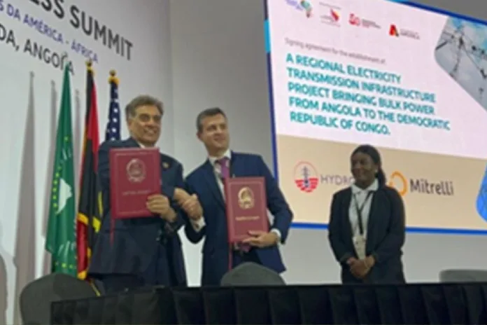 Énergie Angola RDC ligne électrique