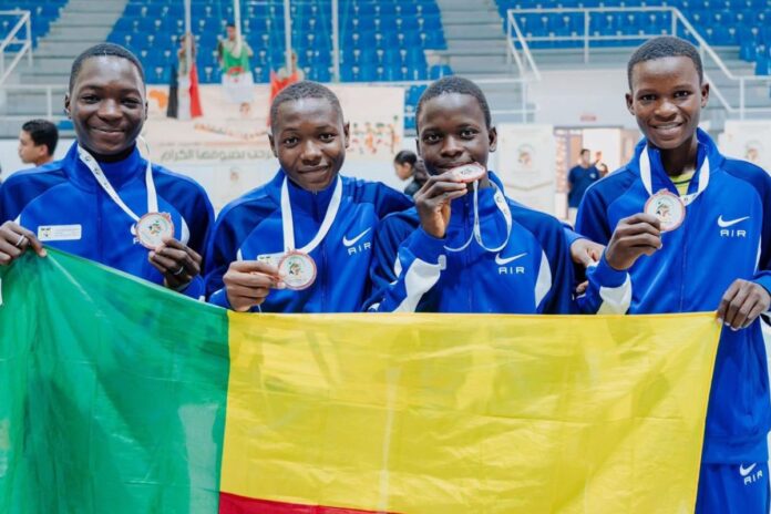 Jeux Africains Scolaires Bénin bronze escrime