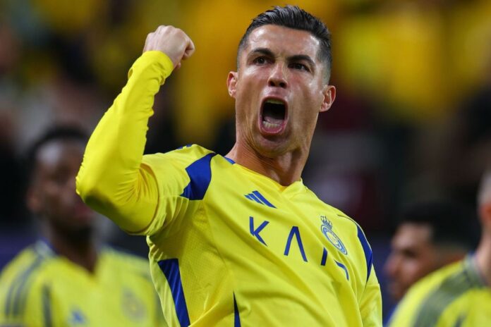 Cristiano Ronaldo triplé GOAT