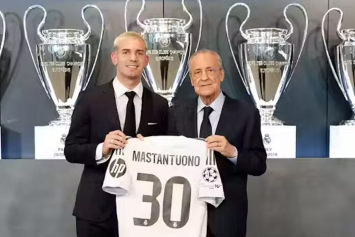 Franco Mastantuono : fraîchement arrivé au Real Madrid, il snobe Cristiano Ronaldo et désigne son GOAT