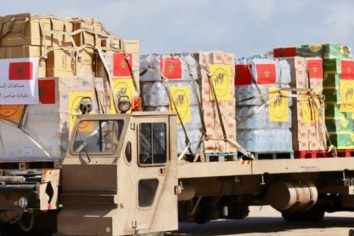 Maroc : Mohammed VI envoie 100 tonnes d’aide humanitaire à Gaza