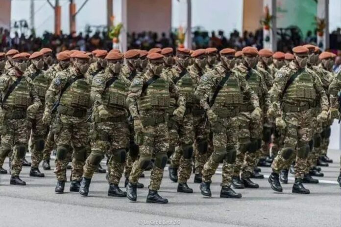 Côte d'Ivoire militaires français, américains marocains Abidjan