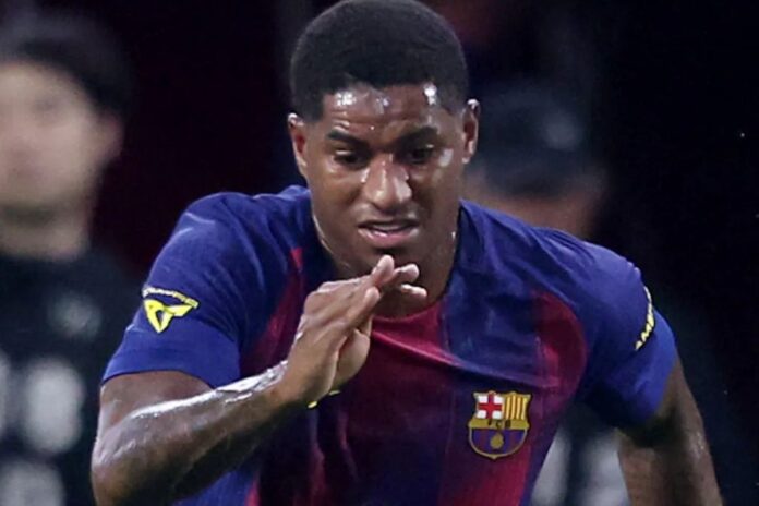 Barcelone : Rashford brille et savoure sa première victoire