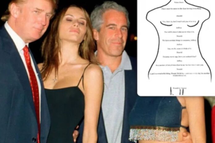 Affaire Epstein : une lettre à connotation sexuelle de Trump refait surface