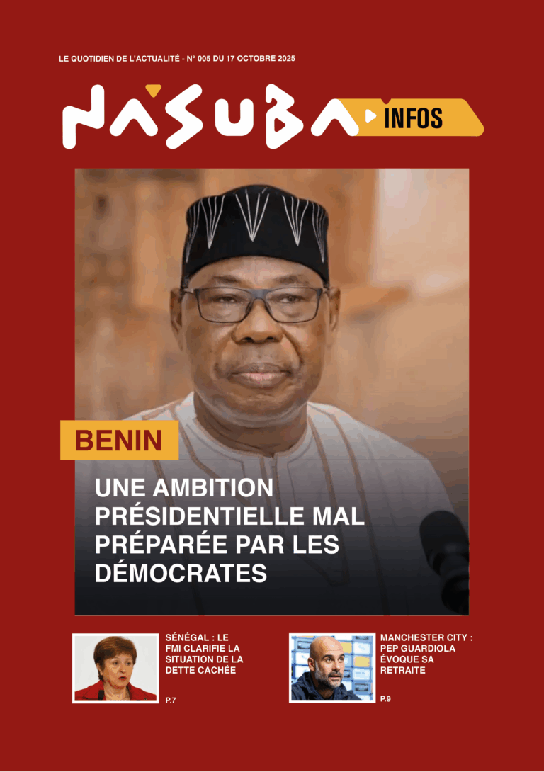 Quotidien du 17 octobre 2025 de Nasuba Infos