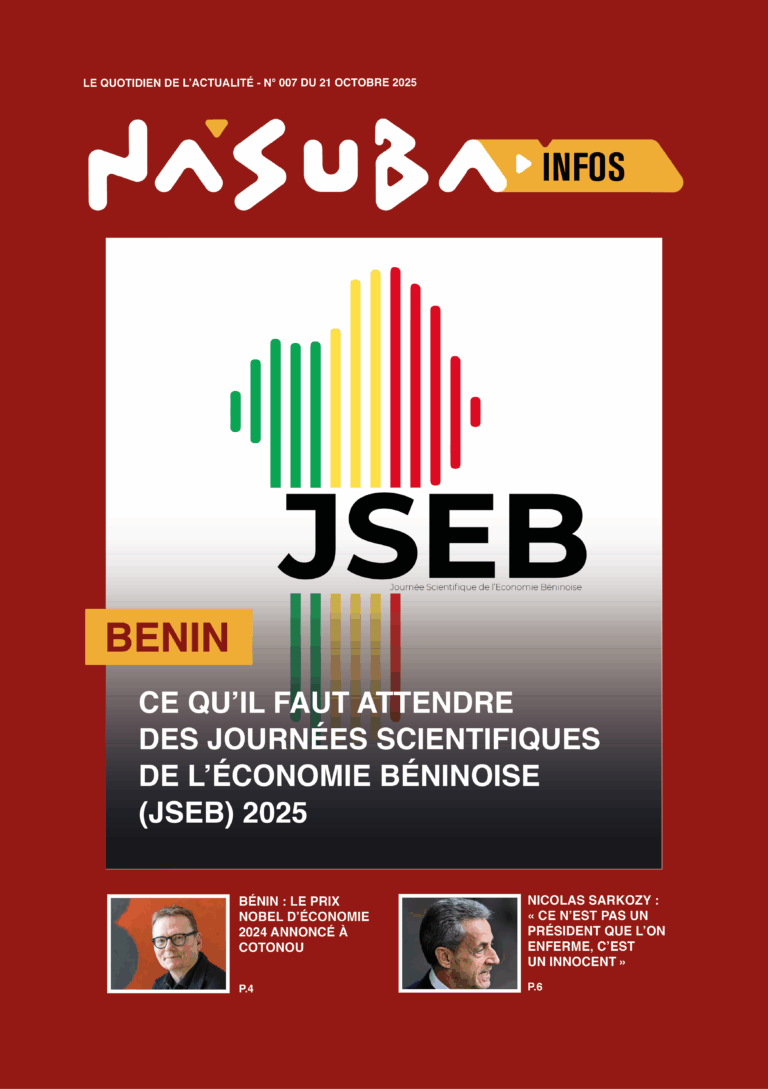 Quotidien du 21 octobre 2025 de Nasuba Infos