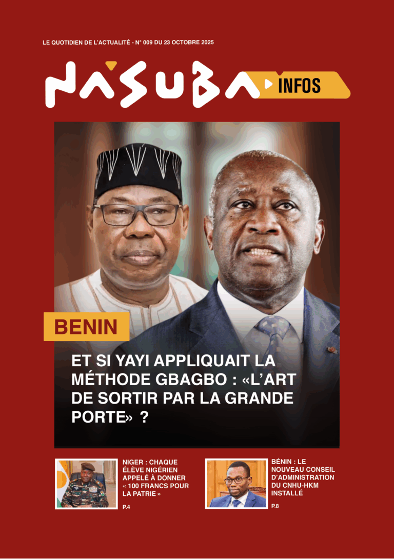 Quotidien Nasuba Infos du 23 octobre 2025