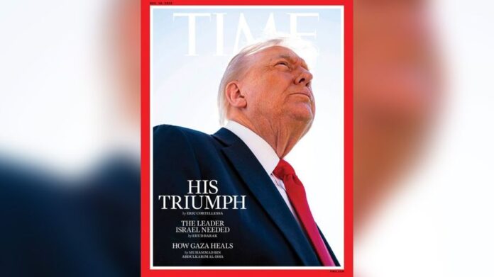 Etats-Unis : Donald Trump s’en prend à sa propre photo dans le TIME