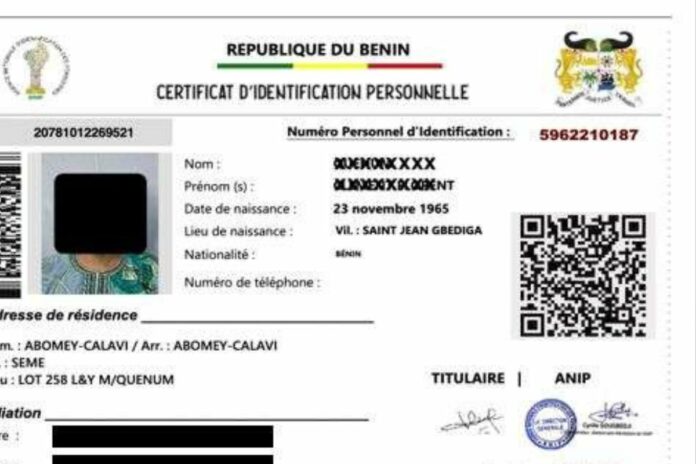 Bénin : le CIP valable désormais pour cinq ans