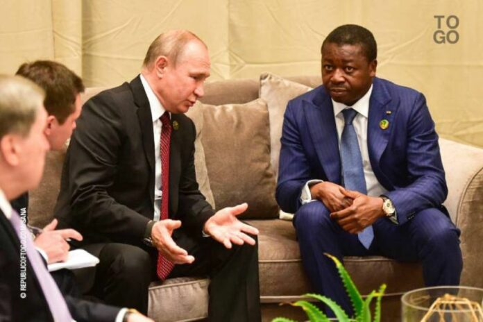 Togo : la Russie annonce l’ouverture d’une ambassade à Lomé