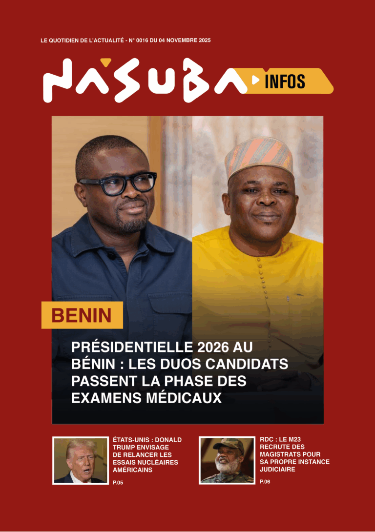 Quotidien Nasuba Infos du 4 novembre 2025