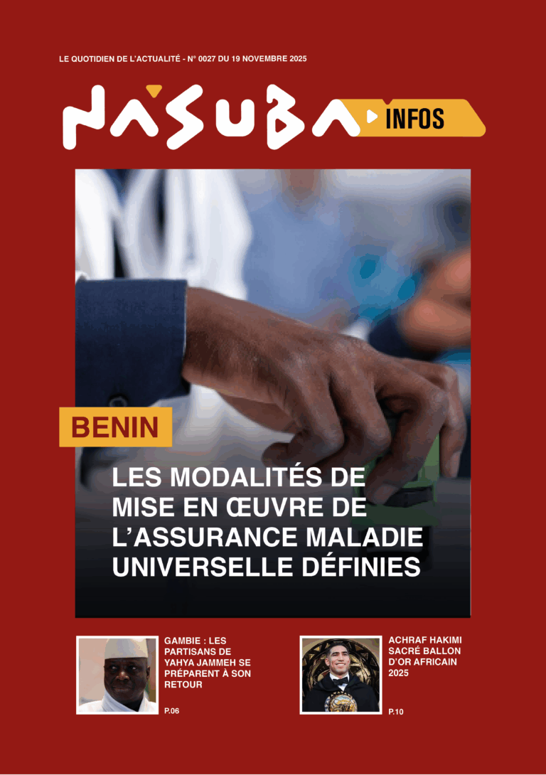 Quotidien Nasuba Infos du 19 novembre 2025