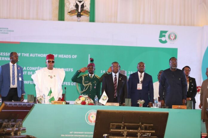 Afrique de l'Ouest : : la CEDEAO réaffirme son opposition aux putschs (communiqué)