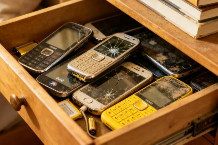 Voici les risques de laisser votre vieux smartphone dans un tiroir