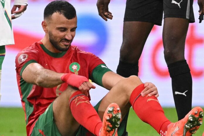 Maroc : Romain Saïss pas forfait pour la CAN, Regragui se veut rassurant