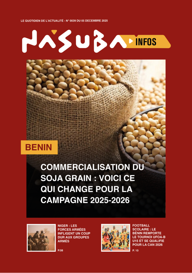 Quotidien Nasuba Infos du 05 décembre 2025