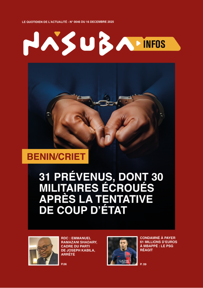 Quotidien Nasuba Infos du 16 décembre 2025