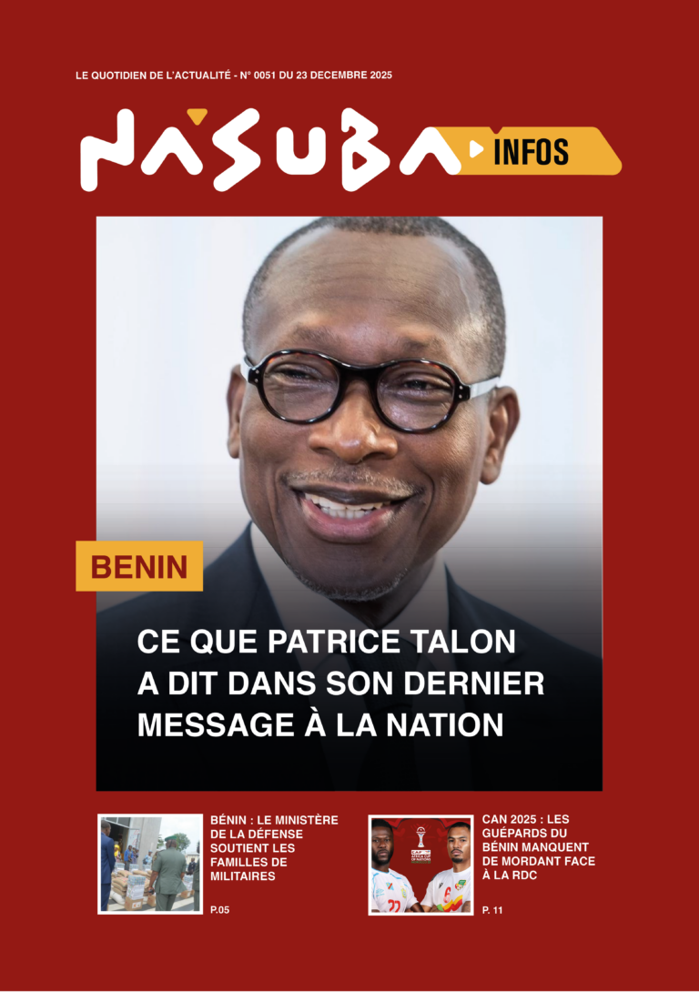 Quotidien Nasuba Infos du 23 décembre 2025