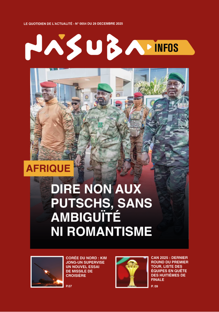 Quotidien Nasuba Infos du 29 décembre 2025