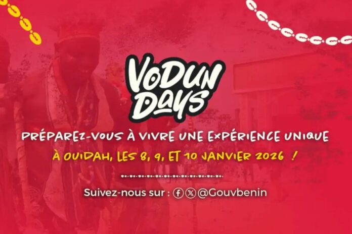 Bénin : les 8 et 9 janvier 2026 déclarés fériés pour les Vodun Days