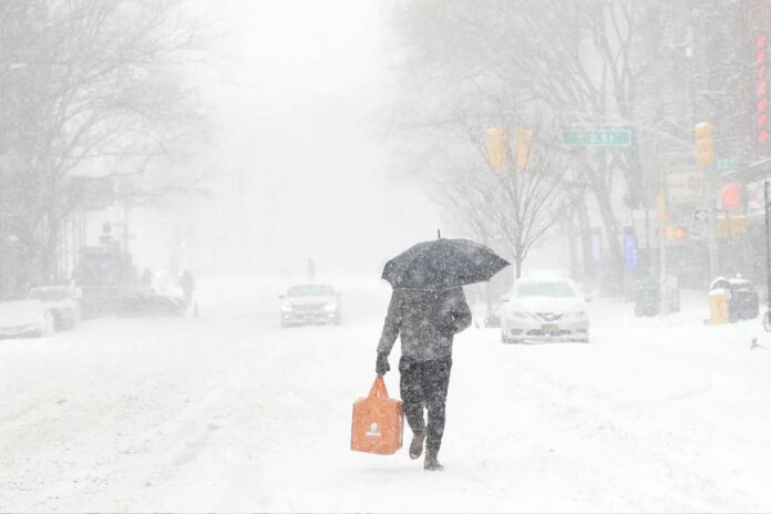 États-Unis, tempête hivernale
