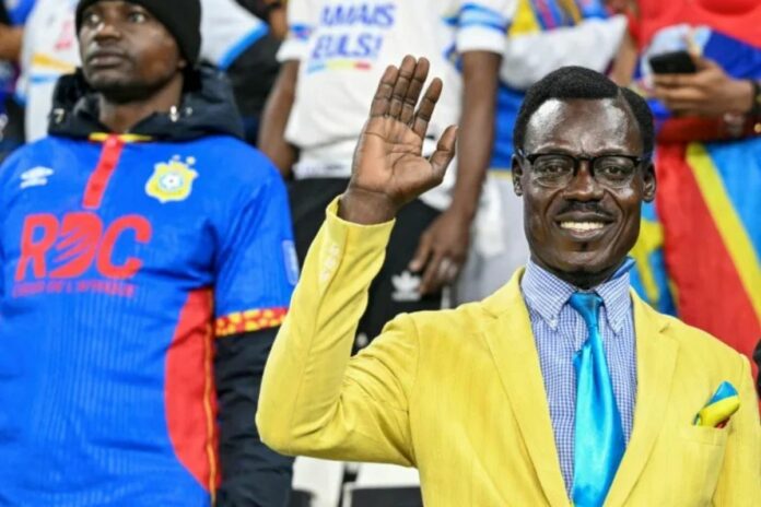 CAN 2025 : Michel Kuka Mboladinga, la statue vivante de Lumumba devenue icône des tribunes