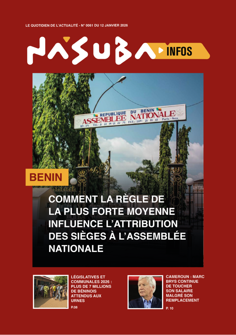 Quotidien Nasuba Infos du 12 janvier 2026