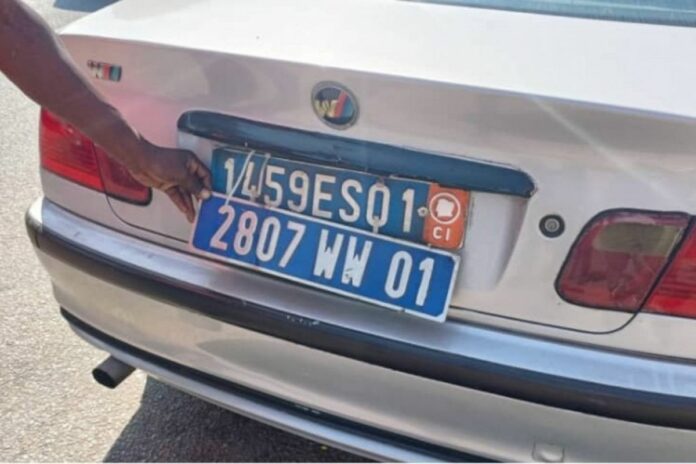 Côte d'Ivoire : la chasse aux plaques d'immatriculation fantaisistes est ouverte
