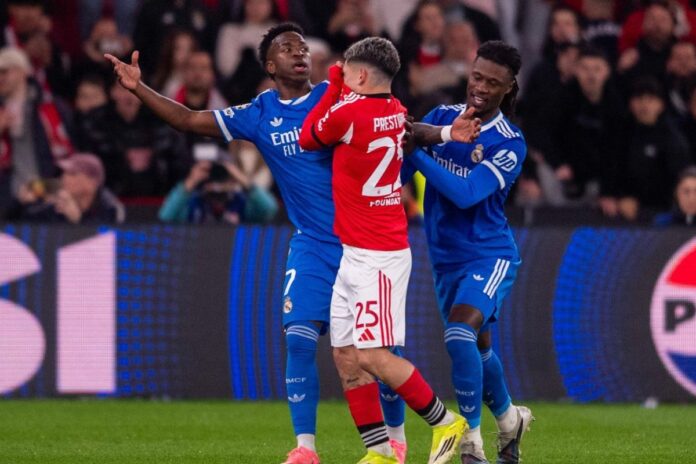Ligue des champions : Vinicius Jr singe Benfica