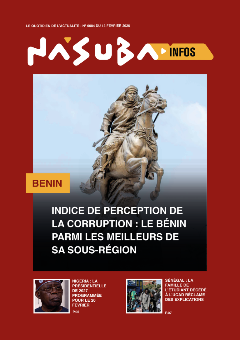 Quotidien Nasuba Infos du 13 février 2026