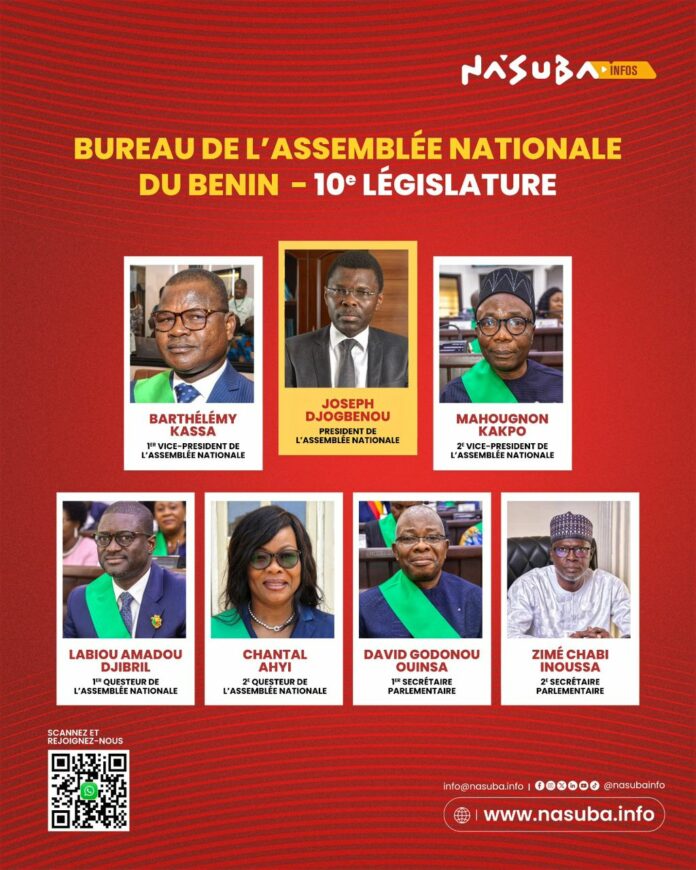 Assemblée nationale : le Bureau de la 10e législature officiellement installé