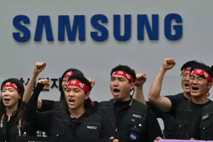 Samsung salariés sud-coréens grève historique