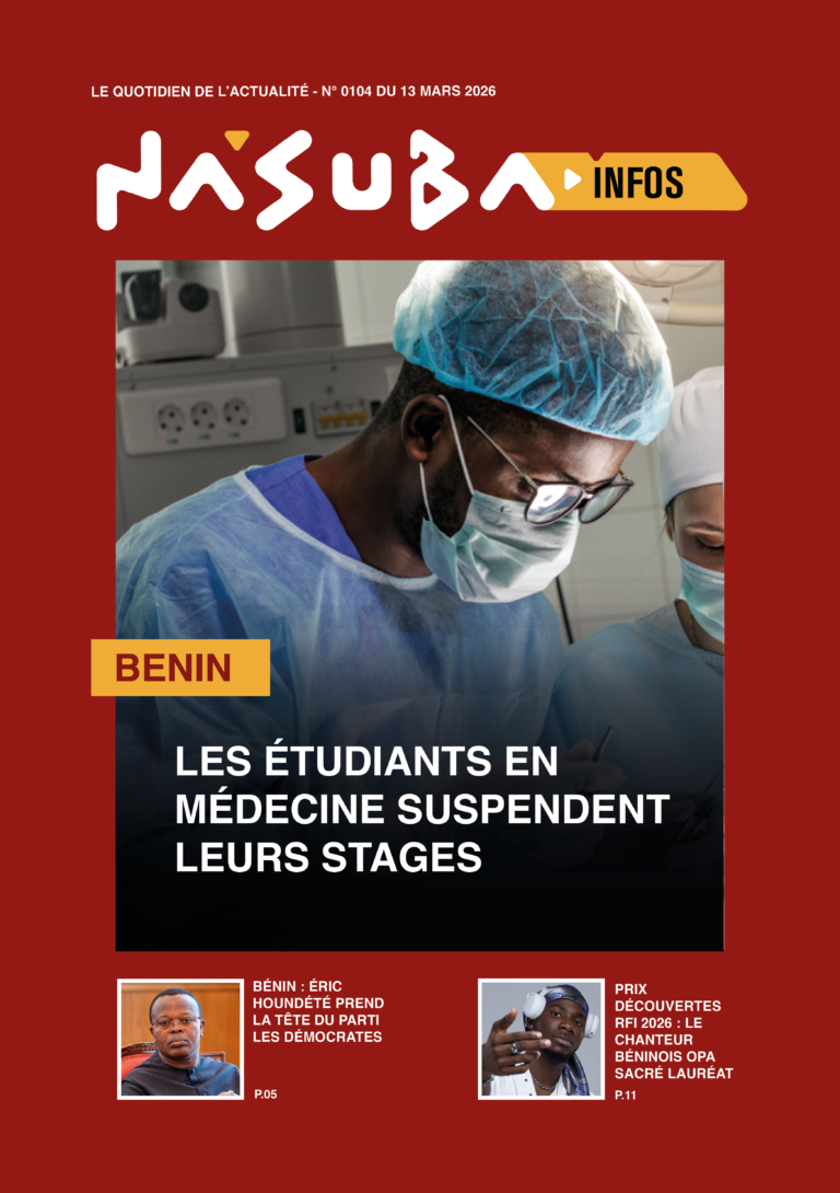 Quotidien Nasuba Infos du 13 mars 2026