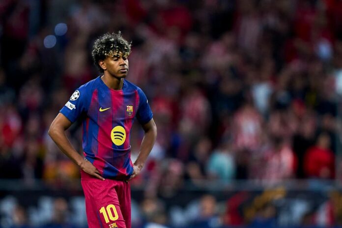 Ligue des champions Lamine Yamal supporters catalans