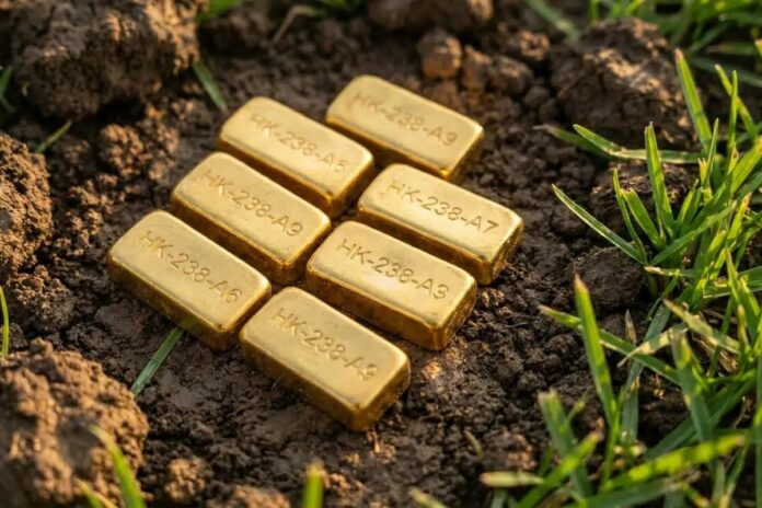 Allemagne pelouse lingots d'or