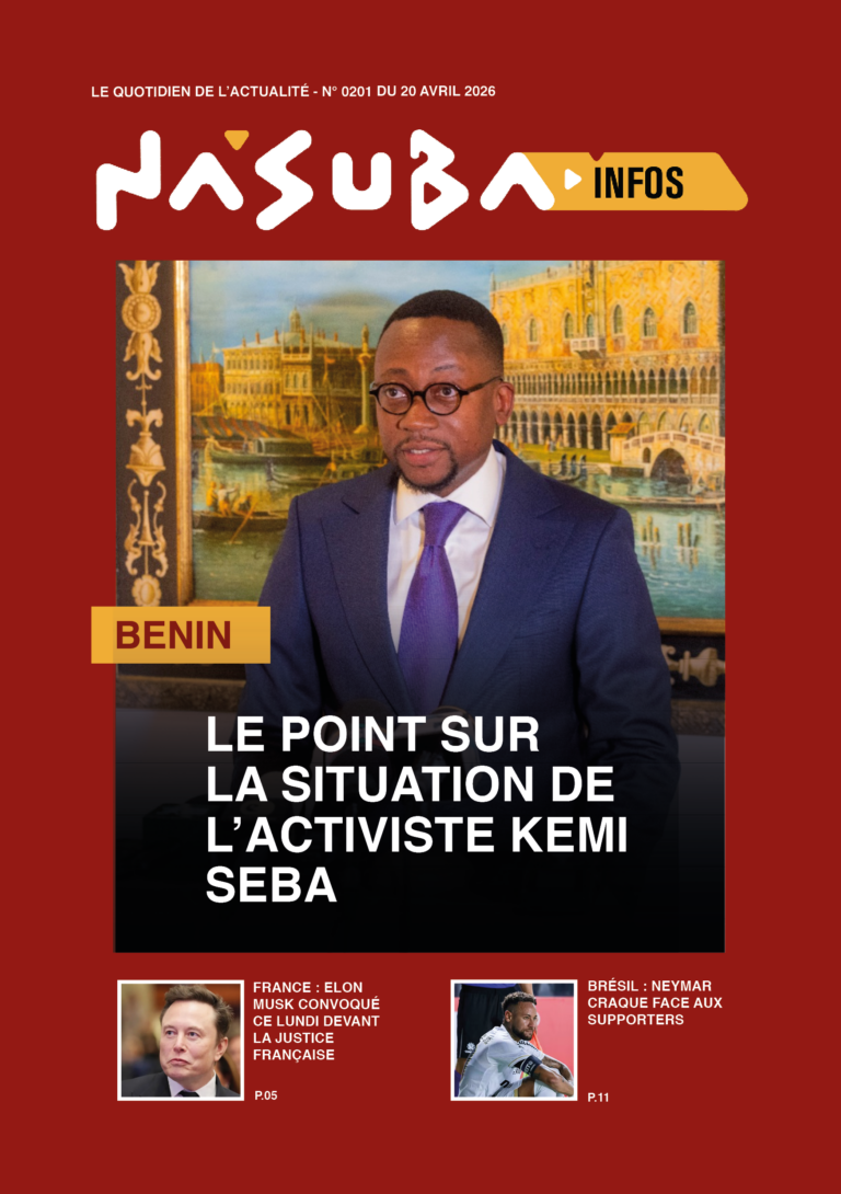 Quotidien Nasuba Infos du 20 avril 2026
